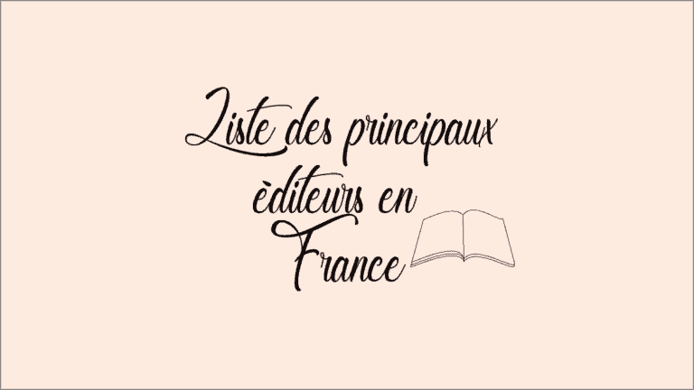 La liste des principaux éditeurs en France et leur procédure d envoi de