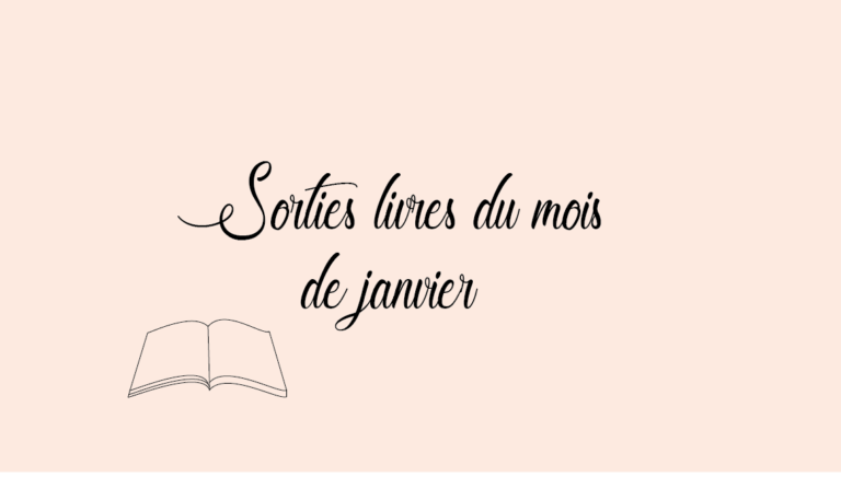 Sorties livres du mois de janvier 2024 Le blog de l Édition Française